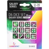 Set 12 Zaruri Gamegenic - Galaxy Series - D6 16 mm - Aurora