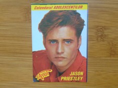 Calendar de buzunar Revista Salut anul 1995 -Jason Priestley