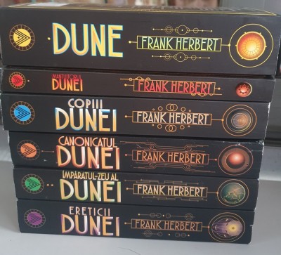 Frank Herbert - Seria DUNE , 6 volume , completa foto
