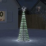 Pom de Crăciun LED 275 LED-uri Alb Rece 180 cm