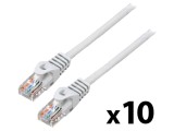 Patch cord UTP 6 gri 3m 10 buc