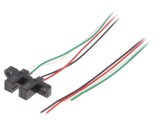 Senzor fotoelectric transmițător-receptor cu slot, montare șurub M3