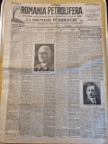 Ziarul romania petrolifera 10 septembrie 1929 - ziar bilingv romana si franceza