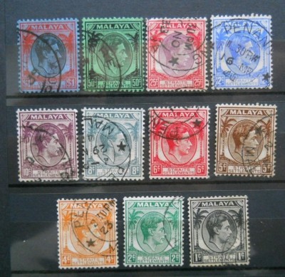 MALAYA STRAITS SETTLEMENTS GEORGE VI foto
