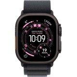 Apple Watch Ultra 3, GPS + Cellular, Carcasa Black Titanium 49mm, Black Alpine Loop - Large