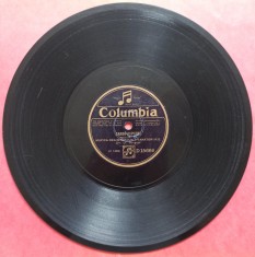 Muzica Regimentului 2 Vanatori, Sarba Capitalei, Sarba Popilor// placa gramofon/patefon Columbia