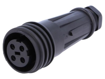 Conector circular mufă mamă 4 pini 32A 600V BULGIN PX0921/04/S Buccaneer 900 foto