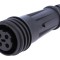 Conector circular mufă mamă 4 pini 32A 600V BULGIN PX0921/04/S Buccaneer 900