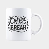 Cana alba personalizata COFFEE BREAK, INOVATIX&reg;. 330ml, Oem