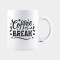 Cana alba personalizata COFFEE BREAK, INOVATIX&reg;. 330ml