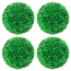 Bile de arbuști cimișir artificiali, 4 buc., 12 cm