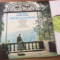 sonny james that's why i love you like i do disc vinyl lp muzica country folk