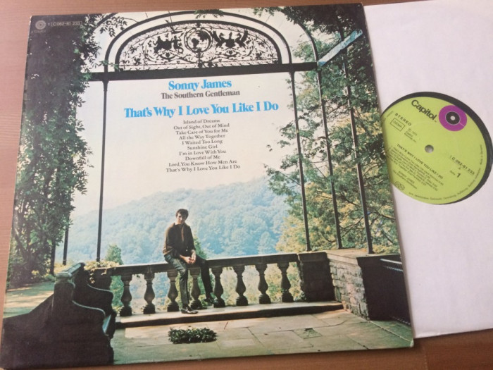 sonny james that&#039;s why i love you like i do disc vinyl lp muzica country folk