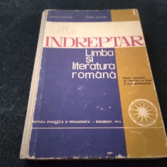 INDREPTAR LIMBA SI LITERATURA ROMANA 1972