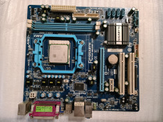 Placa de baza Gigabyte M68M-S2P, socket AM3 DDR2 PCI-E + Athlon 64 1640B - poze foto