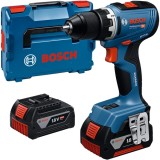Bosch GSR 18V-65 - Masina de gaurit si insurubat cu 2 acumulatori Li-Ion 18 V 5 Ah 63 Nm valiza speciala
