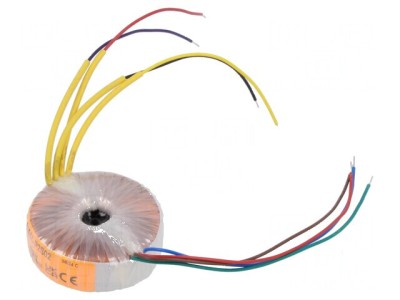 Transformator toroidal 15VA 115VAC 230VAC 22V 0,341A foto
