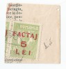 Romania, LP III.5/1928, Marci de factaj pe fragment 15, oblit., Stampilat