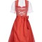 Rochie Dirndl Amelie pentru femei, Almwelt, rosu, marime 42 - OUTLET