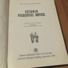 NICOLAE BALCA, ISTORIA FILOZOFIEI ANTICE. INSTITUTUL BIBLIC AL BOR 1982