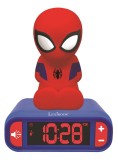 Lexibook Spider-man Alarm Clock &amp; Night Light 3d (rl800sp)