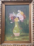 Constantin GORONEANU (1895-1981)-&bdquo;Vaza cu flori&rdquo;, pictură (1921)