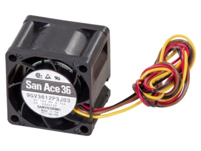 Ventilator axial DC 12V 36x36x28mm SANYO DENKI bilă foto