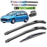 Cumpara ieftin Ștergătoare Peugeot 206 (1998&ndash;2012) SW (break) &ndash; Set Complet Hybrid