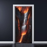 Folie imprimata color pentru decor Usa, dimensiune 200 x 90cm, model: AVX-DR19, AVEX