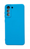Huse silicon antisoc cu microfibra interior Samsung Galaxy S21 FE 5G , Blue, Albastru, Husa
