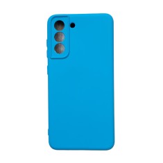 Huse silicon antisoc cu microfibra interior Samsung Galaxy S21 FE 5G , Blue