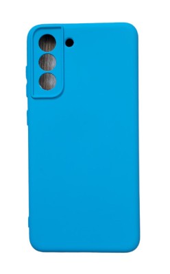 Huse silicon antisoc cu microfibra interior Samsung Galaxy S21 FE 5G , Blue foto