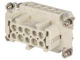 Conector HDC Inserturi Mamă 10 PE 16A