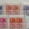 1946-1955 France tip Gerbes YT=81-86 bl4 coins dates MNH