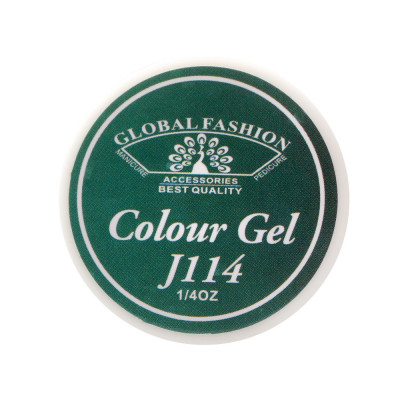 Gel color unghii, vopsea de arta, Distinguished Green, 5gr, J114 foto