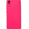 Huse silicon antisoc cu microfibra pentru Xiaomi Redmi 9A 4G Roz Neon