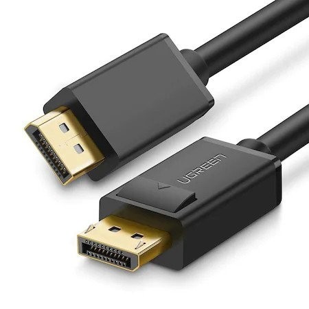 CABLU video Ugreen, &amp;quot;DP102&amp;quot; DP (T) la DP (T), rezolutie maxima 4K UHD (3840 x 2160) la 30 Hz, conectori auriti, 3m, negru 10212