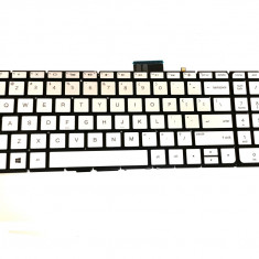 Tastatura Laptop, HP, Pavilion 250 G6, 256, 17-G, 17AB, M6-AR, M7-N, iluminata, layout US, argintie