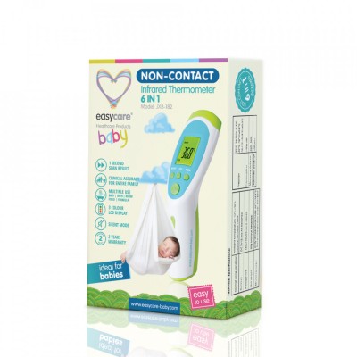 Termometru noncontact multifunctional 6in1 EASYCARE Baby cu infrarosu, albastru foto