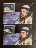 1996 - Expozitia Mondiala de Filatelie - ESPAMER '96 - Aviatie si cosmonautica - carti postale