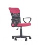 Scaun birou pentru copii cu plasa textila, HM Timmy, ergonomic, inaltime reglabila, structura polipropilena, Rotire 360 ˚, 120 kg, roz