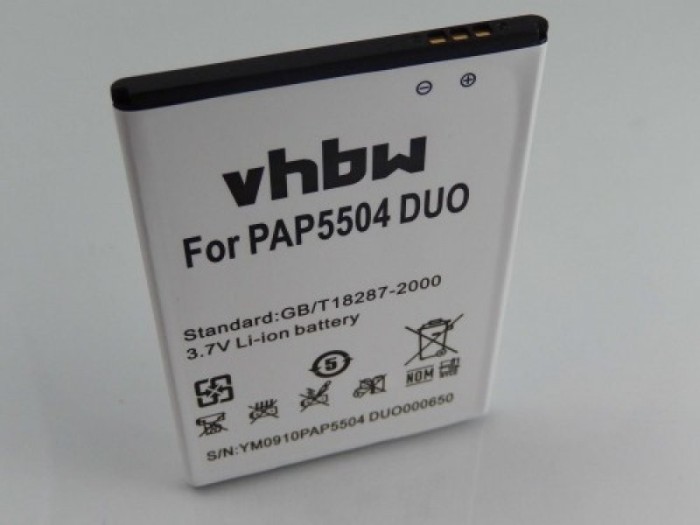 Acumulator pentru prestigio multiphone 5504 duo u.a. 2500mah Acumulator pentru prestigio multiphone 5504 duo u.a. 2500mah