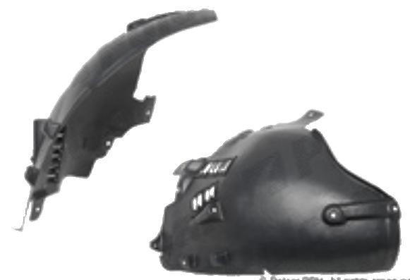 Carenaj roata Mercedes Clasa E (W211) 03.2002-06.2006, partea Dreapta, Punte fata partea din Fata, 2116983030, 5016FP3T , Model E350