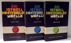 DIN ISTORIA DOCTRINELOR MORALE de ERNEST STERE , 3 VOLUME , 1975 - 1979 foto