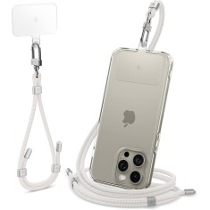 Snur, lanyard pentru telefon Spigen, universal, alb foto