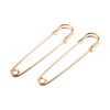 Set 2 ace de siguranta decorative Crisalida, 13 x 75 mm, Auriu