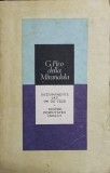 RATIONAMENTE SAU 900 DE TEZE. DESPRE DEMNITATEA OMULUI-G. PICO DELLA MIRANDOLA-263998
