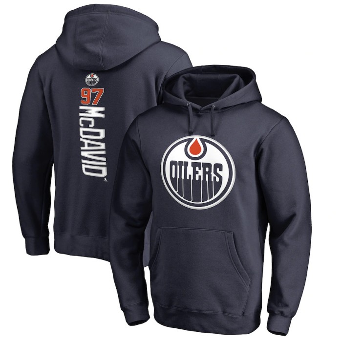 Edmonton Oilers hanorac de bărbați cu glugă McDavid #97 name and number - S