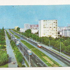 RF37 -Carte Postala- Galati, strada Brailei, circulata 1976