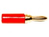 Conector banană 3mm mufă roșie 1kVDC 5A